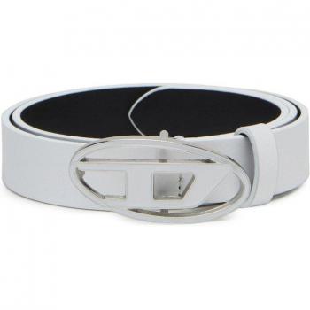 Cintura Diesel B‑1DR 25 Argento/Blanco