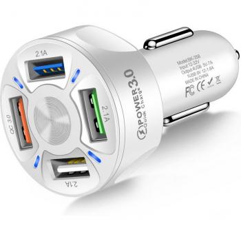 Fast QC 3.0 Mobile Phone Car Charger