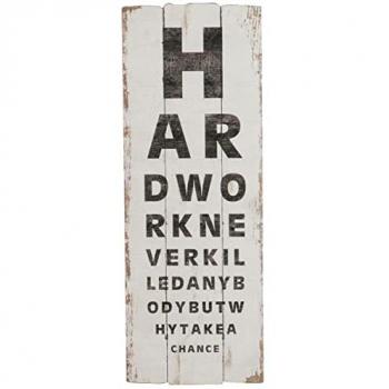 JOLIPA Tableau en Bois Oculiste 103.5 x 38 cm