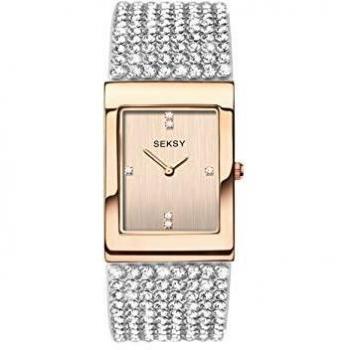 Seksy Stainless Steel Analogue Watch