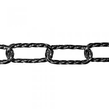Cadena Torcida Negrita 4x37mm 20m