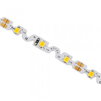 Tira LED 12V 5m SMD2835 Zig Zag 60 LEDs/m Blanco Cálido