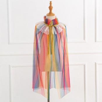 Ropa Infantil Capa Arcoíris de Luces