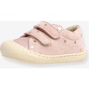 Botines NATURINO® para Bebé con Diseño de Corazón Rosa