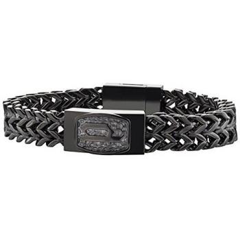 Bracelet POLICE S14AGS06B Noir – Acier inoxydable