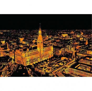 City Night View Scratch-Off Drawing Book