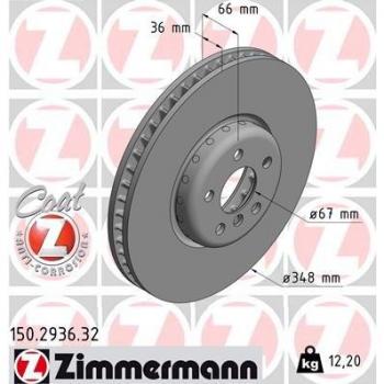 FORMULA F COAT Z Brake Disc 150.2936.32