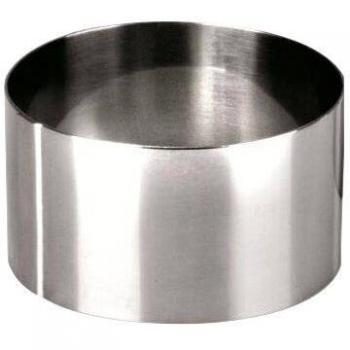 Cercle inox pour pâtisserie 9 x 4.5 cm