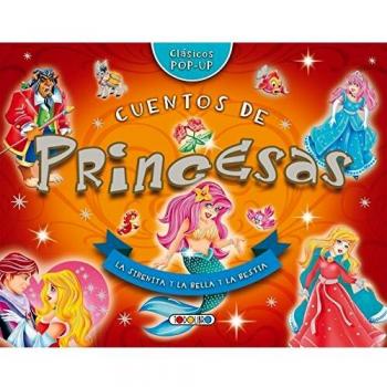 Clásicos POP-UP. Cuentos de Princesas: La Sirenita y La Bella y La Bestia (Tapa dura).