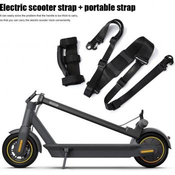 Universal Electric Scooter Shoulder Strap with Hand Carrying Feature