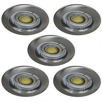 Spots LED GU10 Alu Brossé 230V