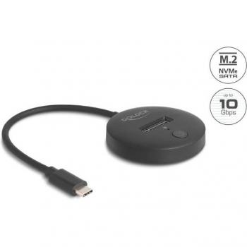NVMe / SATA M.2 Docking Unit – Delock USB‑C 10 Gbps