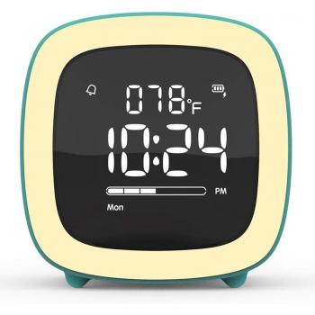 Children's Rechargeable Night Light Alarm Clock