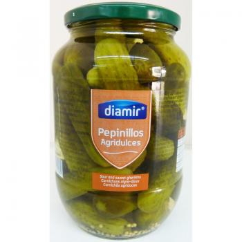 Süßsaure Essiggurken von Diamir (850 ml)