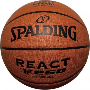 Spalding React FIBA TF 250 Basketball, Unisex, orange