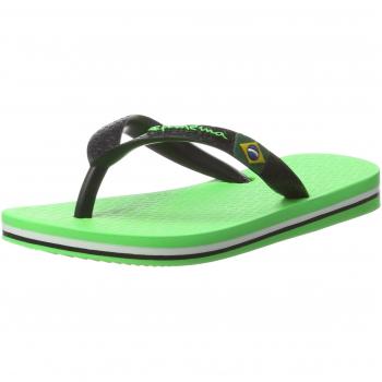 Ipanema Unisex-Kinder Classic Brasil II Zehentrenner, Mehrfarbig (Green Black 8056), 25/26 EU