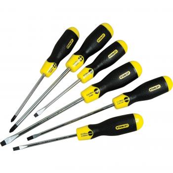 Stanley 6PC Cushiongrip Screwdriver Set