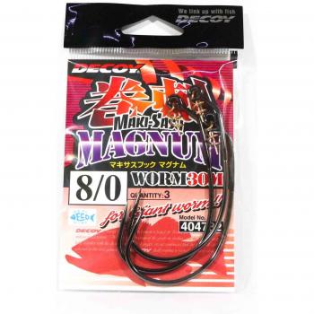 Decoy Worm 30M Makisasu Magnum Hooks (Size 8/0)