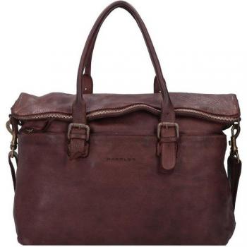 Brown Leather Submarine Work Briefcase