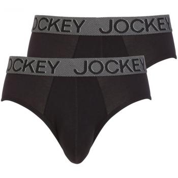 Jockey 2215422M 3D‑Innovations‑Slip für Herren – 2‑Pack in Schwarz, XXL, atmungsaktive Stretch-Qualität