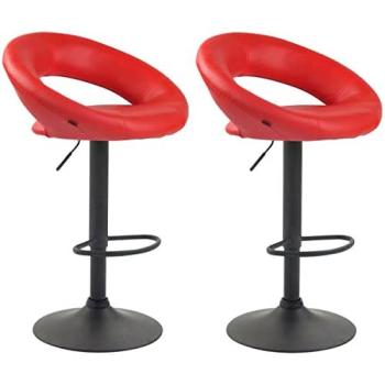 Tabourets de Bar Olinda Pivotants en Similicuir