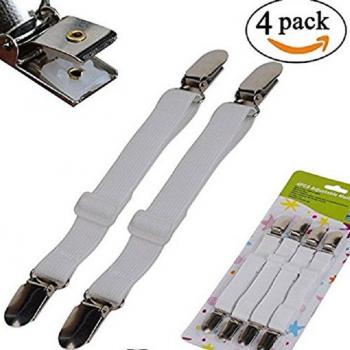 4pcs Bed Sheet Gripper Straps