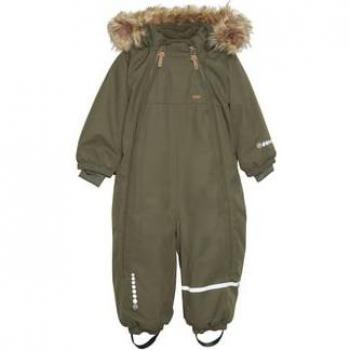 Minymo Kinder Schneeanzug Olive Nacht