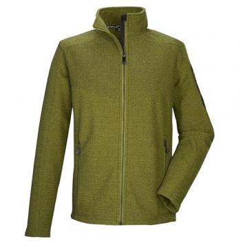 Killtec Fleecejacke KOW 75 MN FLC – Größe M, grün, vielseitig