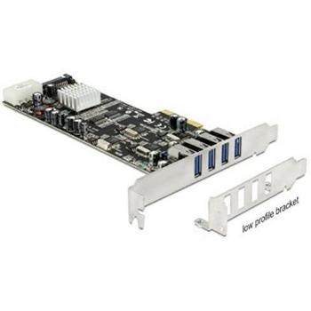 PCIe x4 auf 4x ext. USB 3.2 Gen 1 Quad Channel, USB-Controller