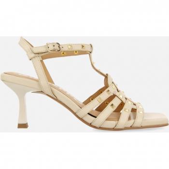 Sandalias de tacón de piel estilo cangrejeras con tacón fino, Gioseppo (igual al primero)