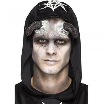 Cuernos de Demonio de Látex, Color Negro