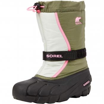 Sorel Enfant Bottes Unisexes YOUTH FLURRY Vert Taille 33