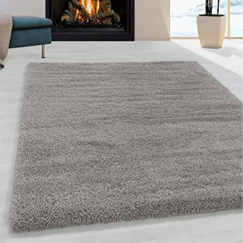 Ayyildiz Teppiche Hochflor-Teppich FLUFFY 3500, rechteckig, Höhe: 50 mm, Langflor, Shaggy, uni, robust, auch in rund erhältlich, Wohnzimmer