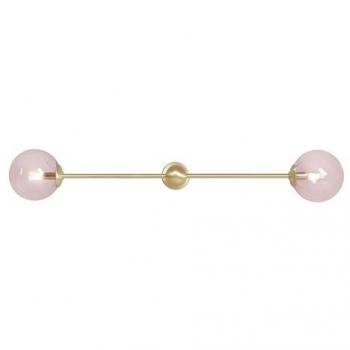 Wandleuchte SAVARRE 89 cm Messing 2-flammig