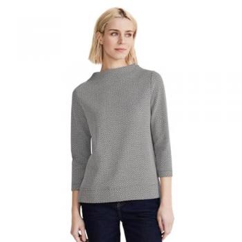 T-shirt femme Street One bleu col montant 38