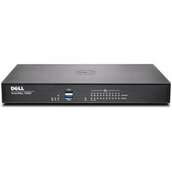 Sicherheitsgateway Dell SonicWALL TZ600 – High Availability mit 10 Anschlüssen (10 Mbit/LAN, 100 Mbit/LAN, Gigabit)