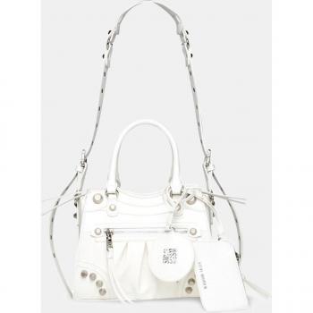 Steve Madden Bcelia bolso de mano blanco con asas múltiples