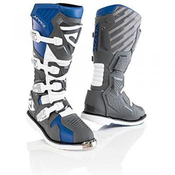 Acerbis X-Race Stivali motocross Blu-Grigio taglia 44