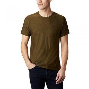 Columbia Herren Maxtrail Short Sleeve Camouflage Shirt, Neue Oliv, XL