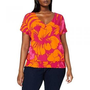 Blusa Desigual Mahon, Rosa (Neon Pink 3098), Talla M