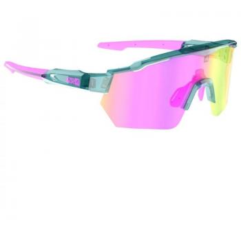 Occhiali da sole AZR Race RX Crystalline Vernice Turchese con Lenti Idrofobiche Rosa