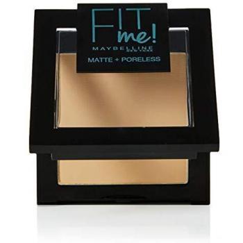 Poudre ton sur ton FIT ME ! Matte + Poreless 128 Beige Doré de Maybelline