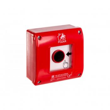 Bouton d’alarme incendie manuel monté en saillie 230 V Ca – Op1‑W01‑B10