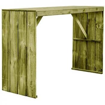 VidaXL Tavolo da Bar in legno di pino 170 x 60 x 110 cm