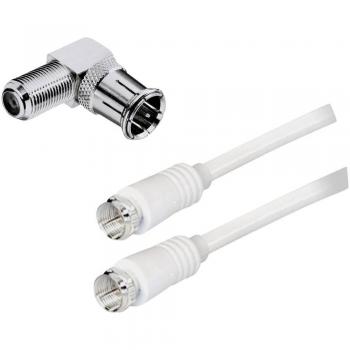 BKL Electronic Antennen‑Anschlusskabel 2,5 m – Doppelt gesc. (85 dB)