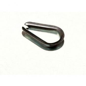 Durable Wire Rope Thimble 6mm 1/4 Inch BZP Zinc Plated Steel