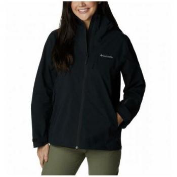 Columbia Donna Giacca Impermeabile Ampli-Dry Shell Omni-Tech (Nero)