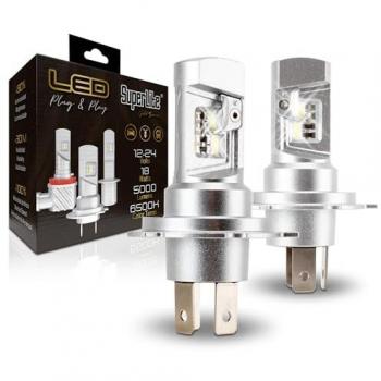 Conversión LED Halógeno Superlite Gold H4 18W