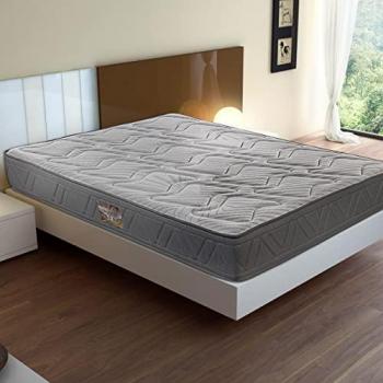 Colchón royal sleep ceramic prestige, muelles con viscoelástica, hilo carbono y biocerámico, confort hotel, 27 cm, confort alto, 135x190