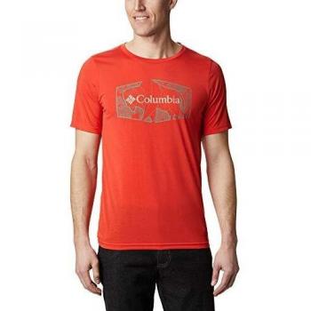 T-shirt Columbia Terra Vale II Homme Manches Courtes Gris Ville S